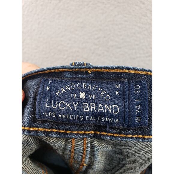 Lucky Brand Jeans Men's 34x30 Blue Denim 221 Original Straight Cotton Stretch - Picture 12 of 16